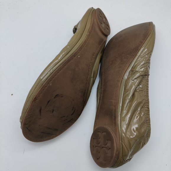 ❄️ SALE - Tory Burch Eddy Putty Patent sz 8 - Picture 8 of 10